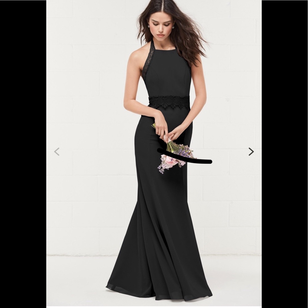 Waters W Too Black Dress